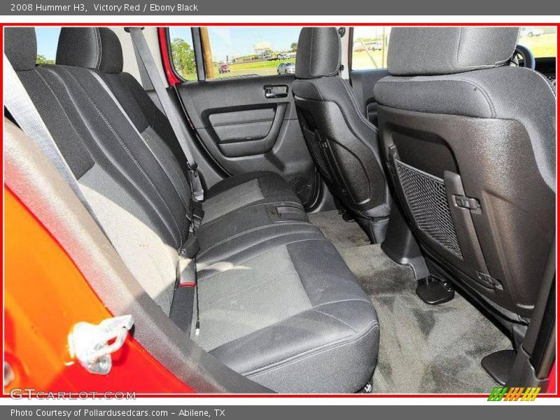 Victory Red / Ebony Black 2008 Hummer H3