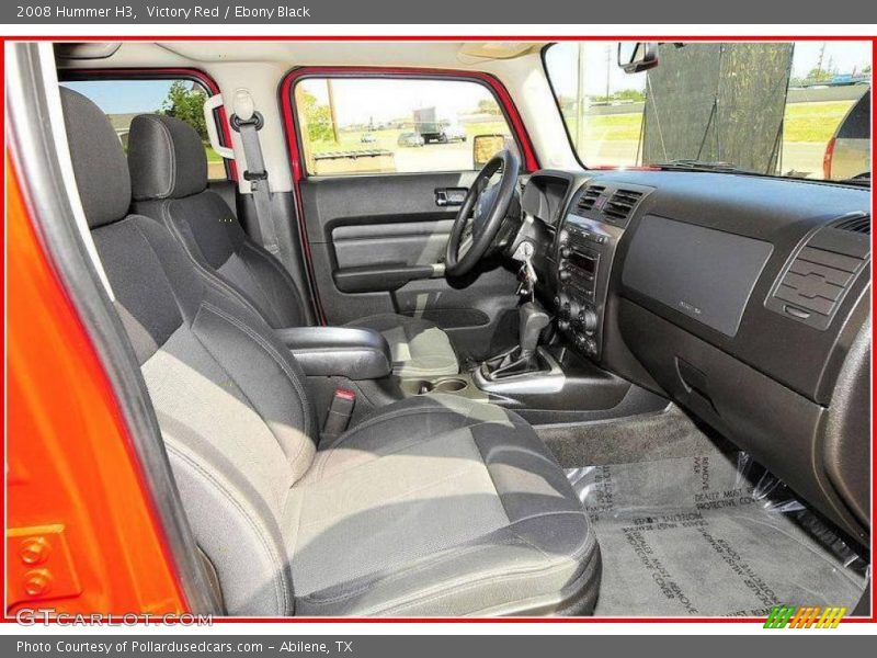 Victory Red / Ebony Black 2008 Hummer H3