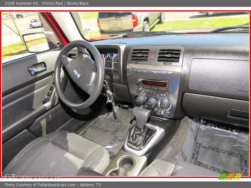 Victory Red / Ebony Black 2008 Hummer H3