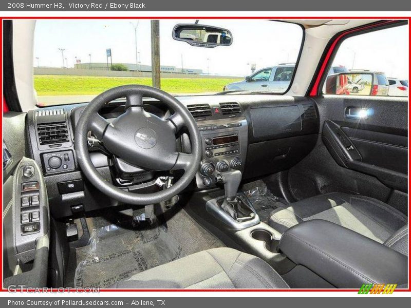 Victory Red / Ebony Black 2008 Hummer H3