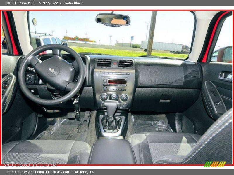 Victory Red / Ebony Black 2008 Hummer H3