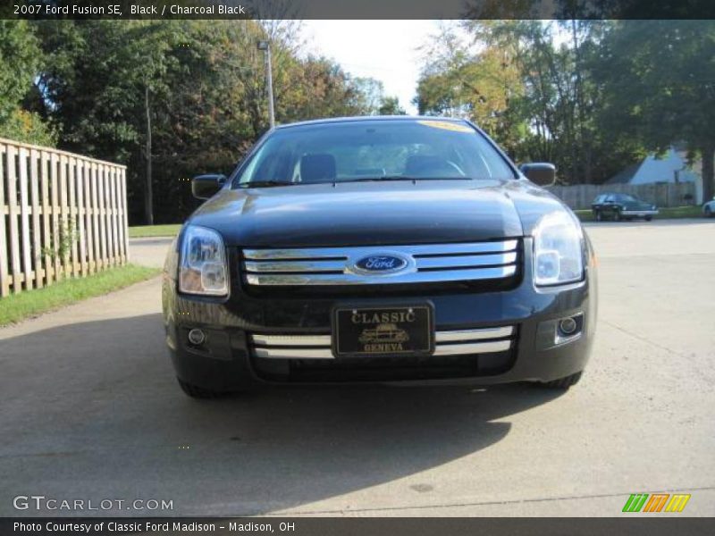 Black / Charcoal Black 2007 Ford Fusion SE