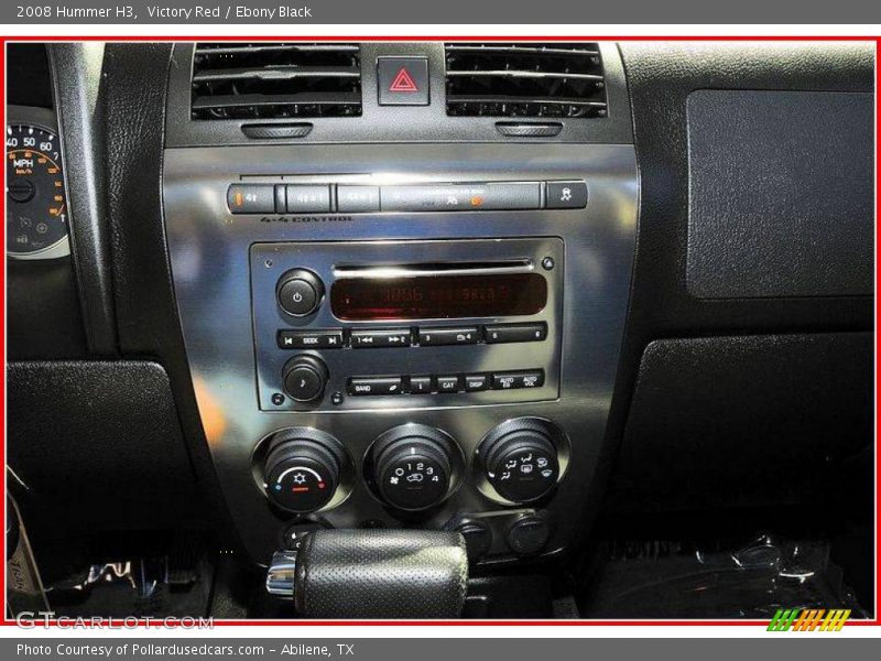 Victory Red / Ebony Black 2008 Hummer H3