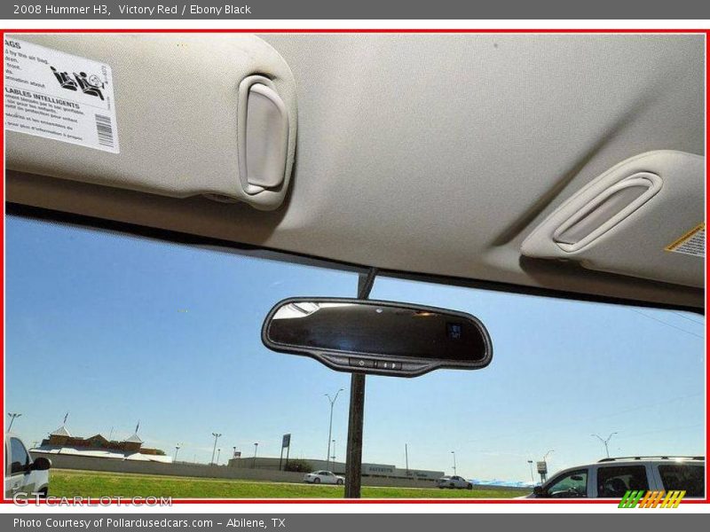 Victory Red / Ebony Black 2008 Hummer H3