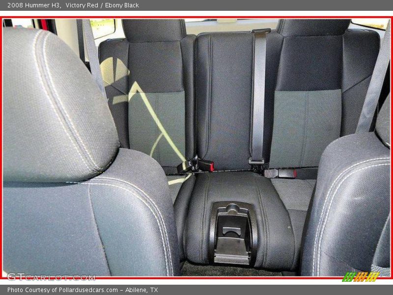 Victory Red / Ebony Black 2008 Hummer H3