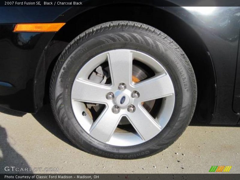 Black / Charcoal Black 2007 Ford Fusion SE