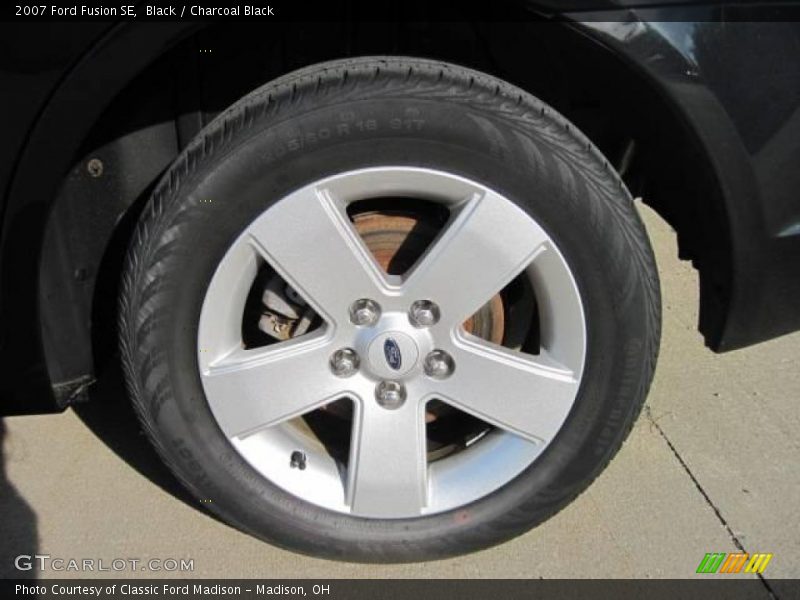Black / Charcoal Black 2007 Ford Fusion SE