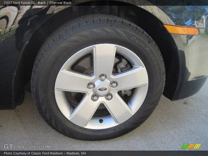 Black / Charcoal Black 2007 Ford Fusion SE