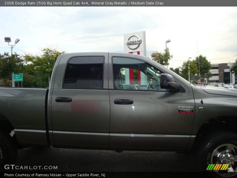 Mineral Gray Metallic / Medium Slate Gray 2008 Dodge Ram 2500 Big Horn Quad Cab 4x4