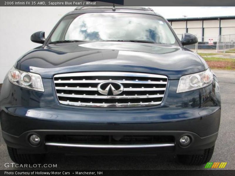 Sapphire Blue Pearl / Wheat 2006 Infiniti FX 35 AWD