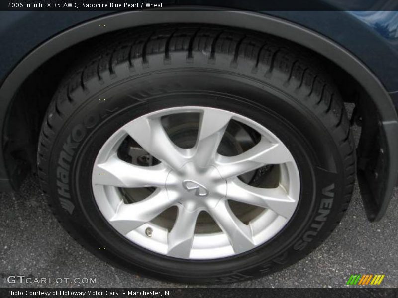 Sapphire Blue Pearl / Wheat 2006 Infiniti FX 35 AWD