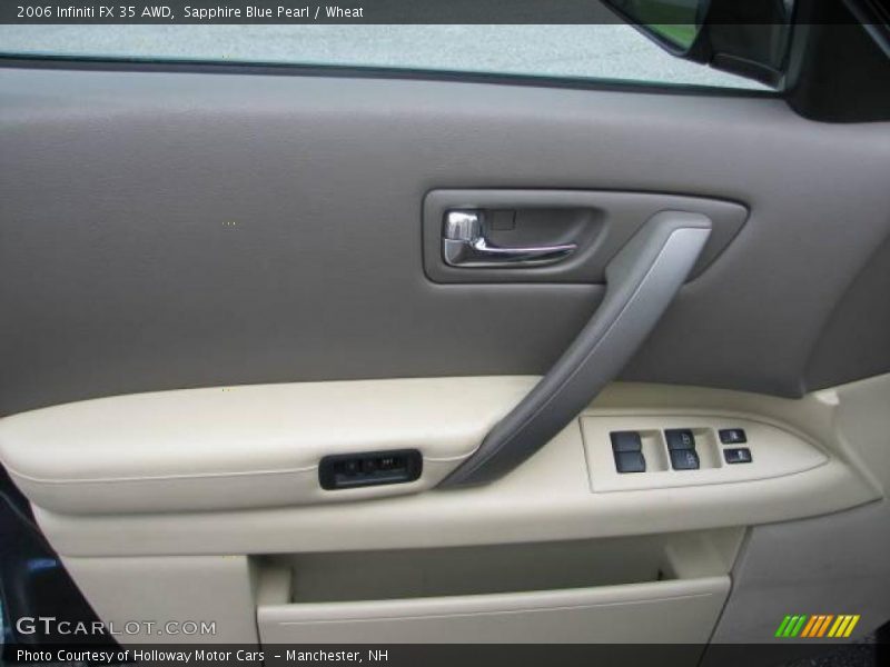 Sapphire Blue Pearl / Wheat 2006 Infiniti FX 35 AWD