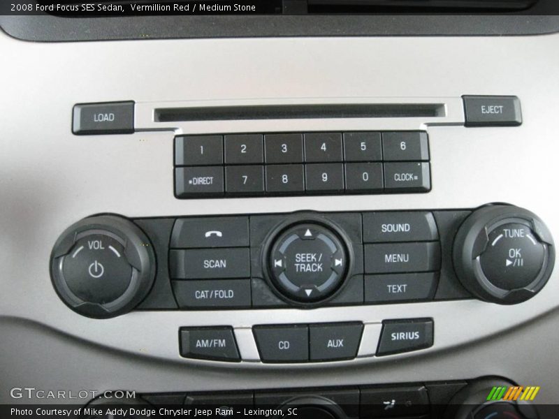 Vermillion Red / Medium Stone 2008 Ford Focus SES Sedan
