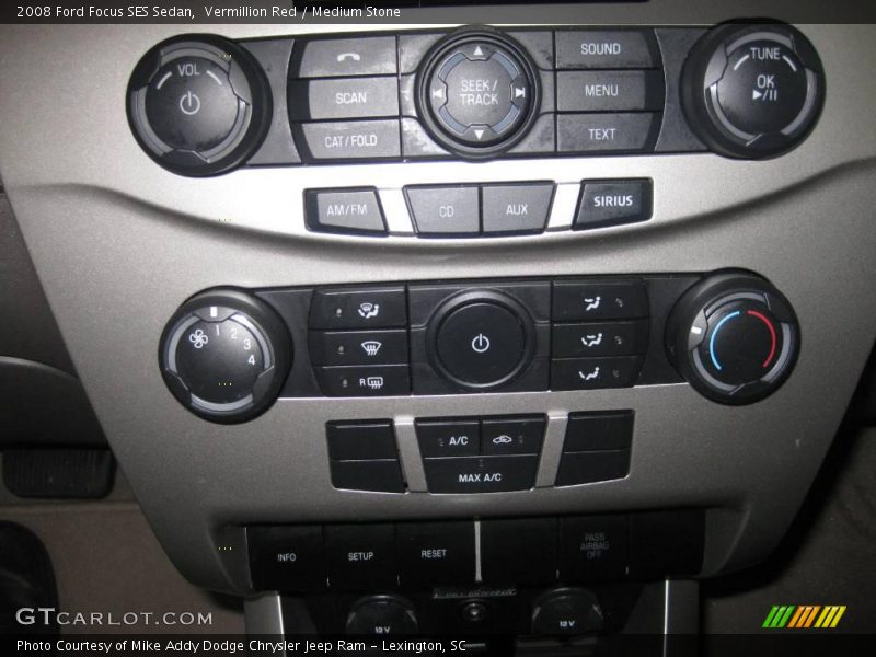 Vermillion Red / Medium Stone 2008 Ford Focus SES Sedan