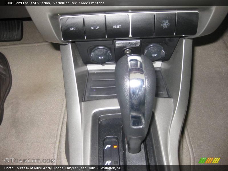 Vermillion Red / Medium Stone 2008 Ford Focus SES Sedan