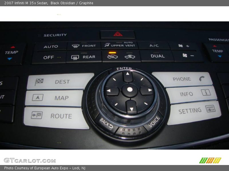 Black Obsidian / Graphite 2007 Infiniti M 35x Sedan