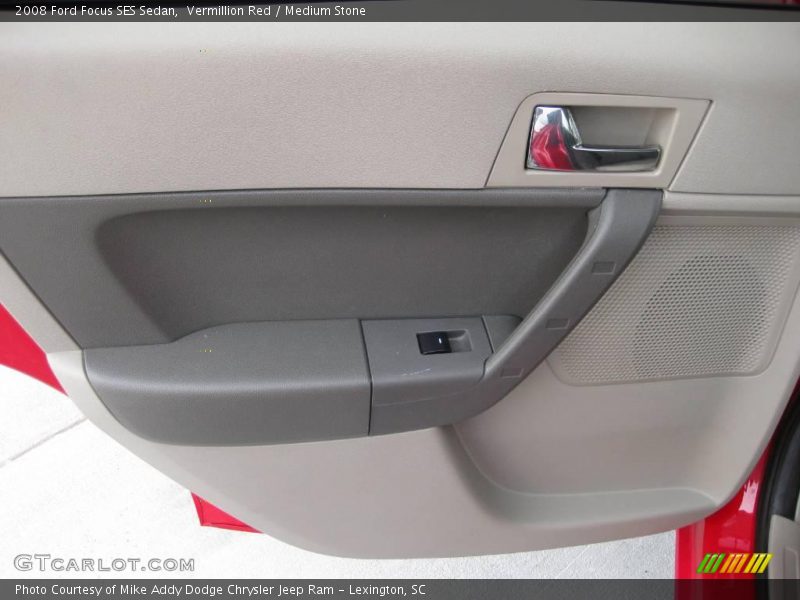 Vermillion Red / Medium Stone 2008 Ford Focus SES Sedan
