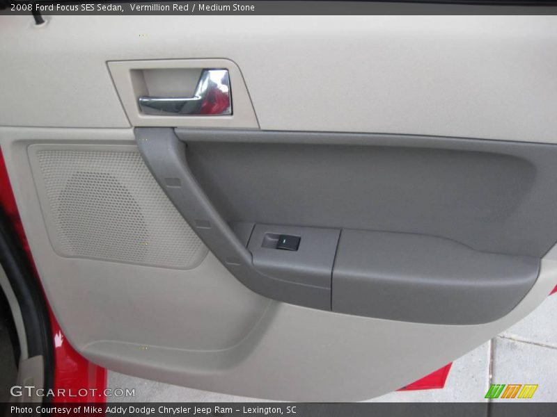 Vermillion Red / Medium Stone 2008 Ford Focus SES Sedan