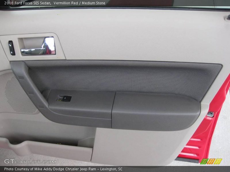 Vermillion Red / Medium Stone 2008 Ford Focus SES Sedan