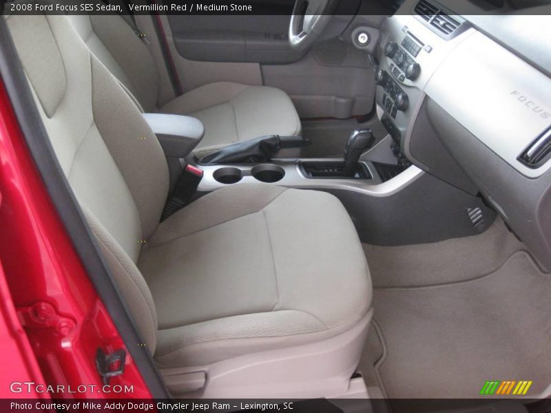 Vermillion Red / Medium Stone 2008 Ford Focus SES Sedan