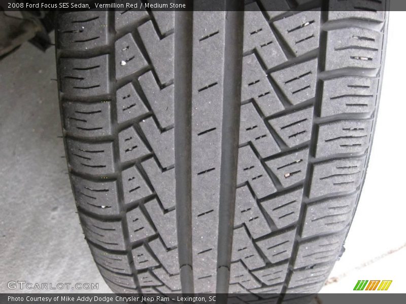 Vermillion Red / Medium Stone 2008 Ford Focus SES Sedan