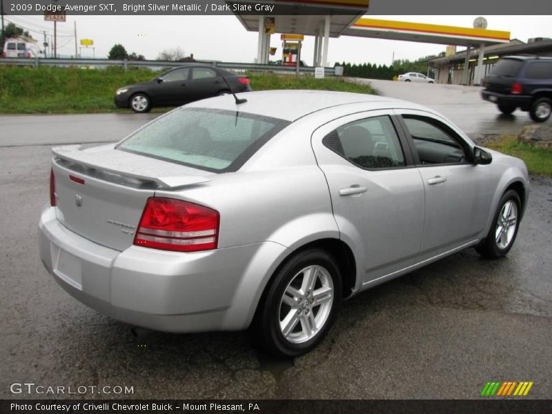 Bright Silver Metallic / Dark Slate Gray 2009 Dodge Avenger SXT