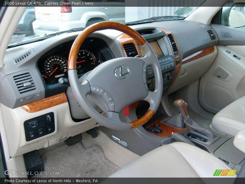 Cypress Green Pearl / Ivory 2006 Lexus GX 470