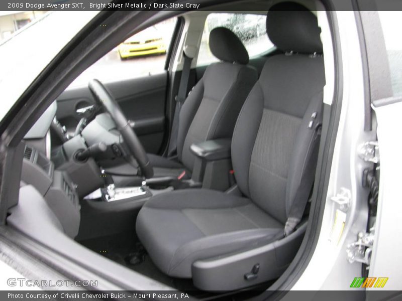 Bright Silver Metallic / Dark Slate Gray 2009 Dodge Avenger SXT