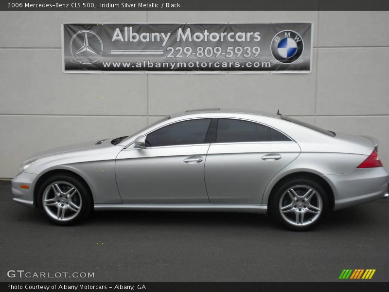 Iridium Silver Metallic / Black 2006 Mercedes-Benz CLS 500