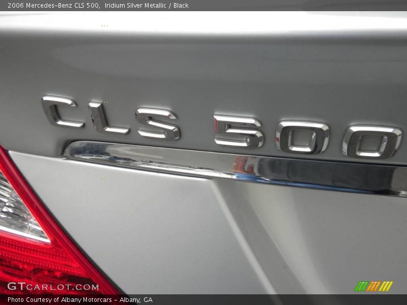 Iridium Silver Metallic / Black 2006 Mercedes-Benz CLS 500