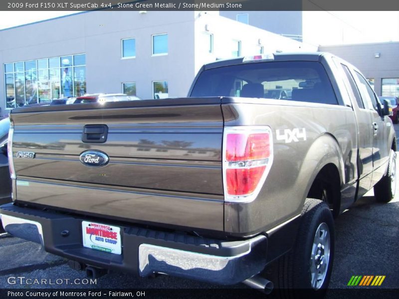 Stone Green Metallic / Stone/Medium Stone 2009 Ford F150 XLT SuperCab 4x4
