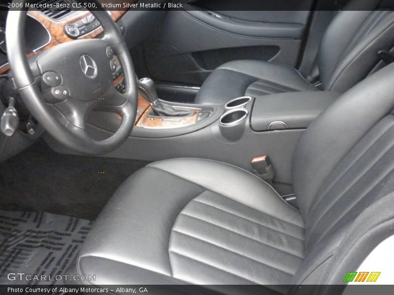 Iridium Silver Metallic / Black 2006 Mercedes-Benz CLS 500