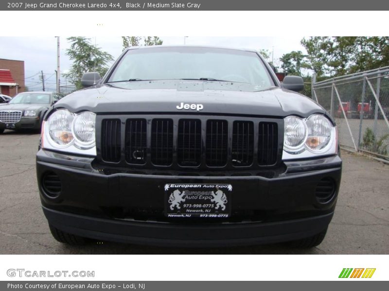 Black / Medium Slate Gray 2007 Jeep Grand Cherokee Laredo 4x4