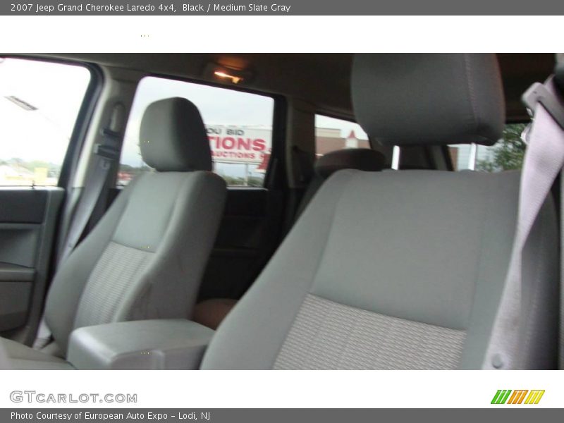 Black / Medium Slate Gray 2007 Jeep Grand Cherokee Laredo 4x4
