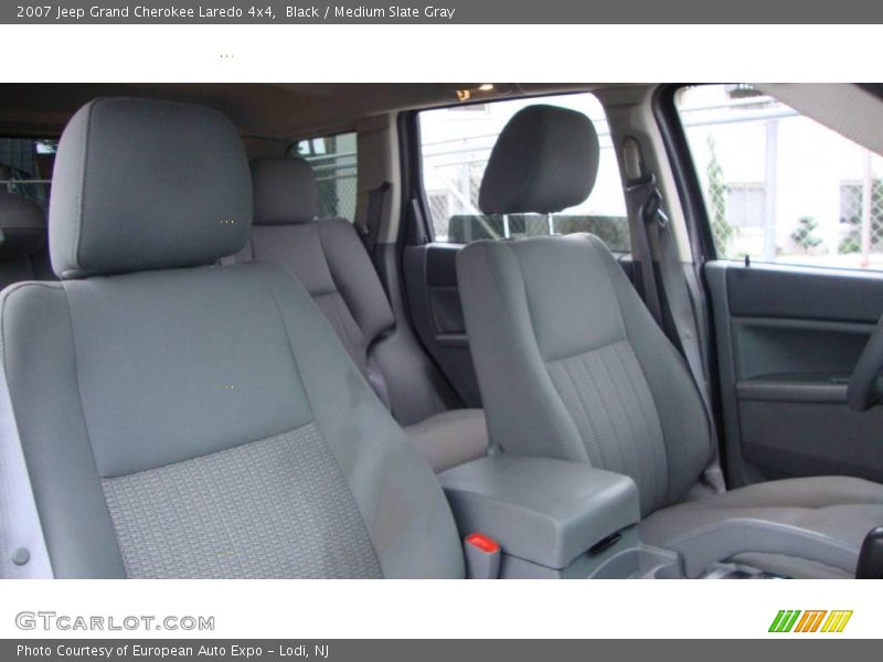 Black / Medium Slate Gray 2007 Jeep Grand Cherokee Laredo 4x4
