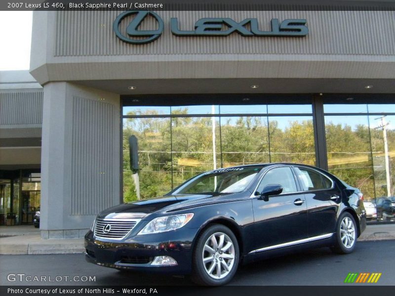 Black Sapphire Pearl / Cashmere 2007 Lexus LS 460