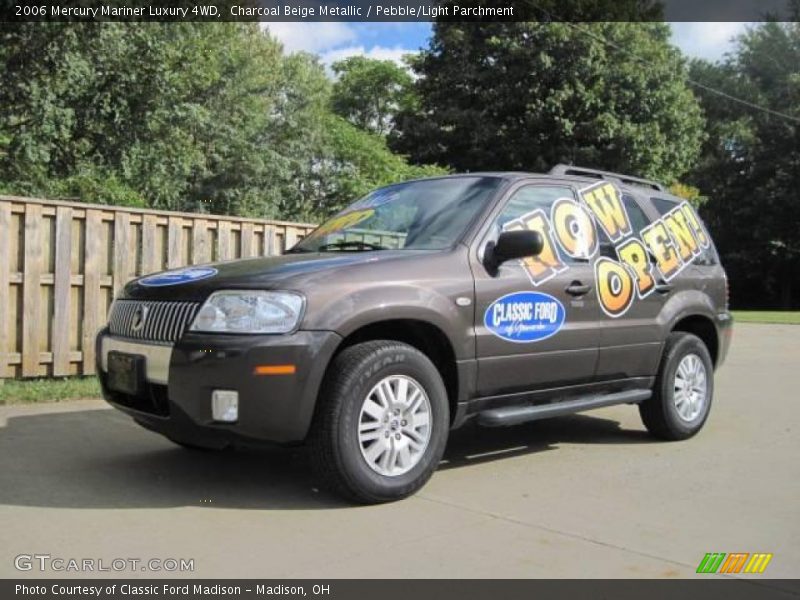 Charcoal Beige Metallic / Pebble/Light Parchment 2006 Mercury Mariner Luxury 4WD
