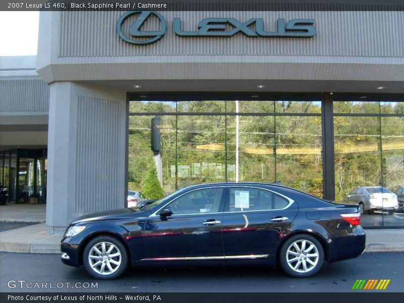 Black Sapphire Pearl / Cashmere 2007 Lexus LS 460