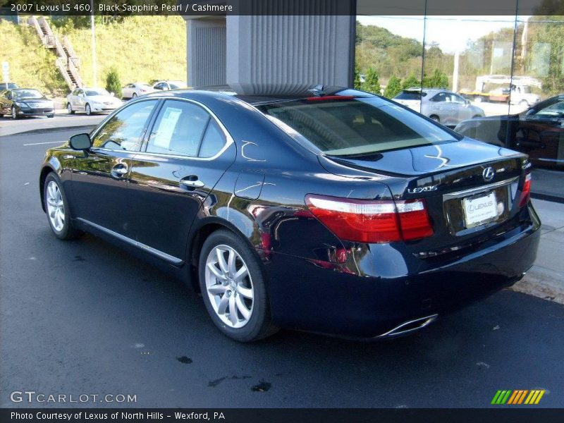 Black Sapphire Pearl / Cashmere 2007 Lexus LS 460