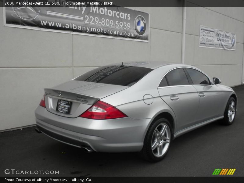 Iridium Silver Metallic / Black 2006 Mercedes-Benz CLS 500