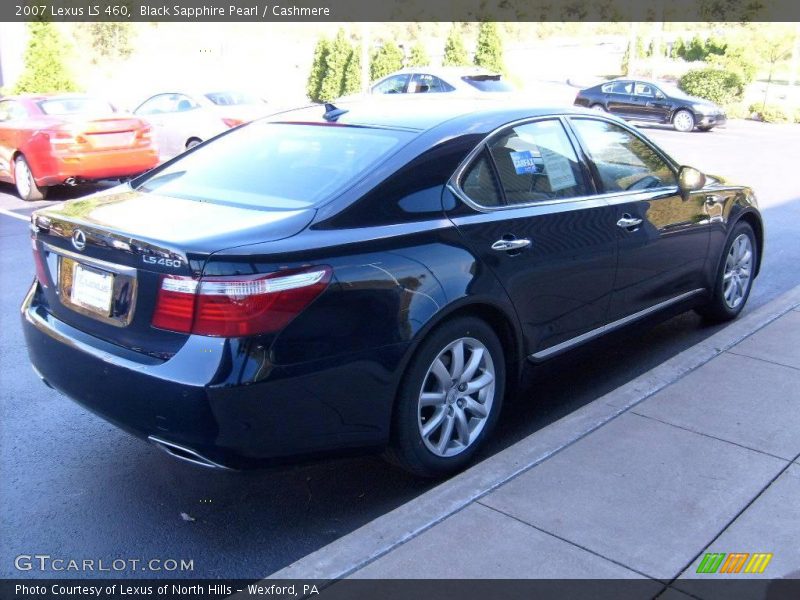 Black Sapphire Pearl / Cashmere 2007 Lexus LS 460