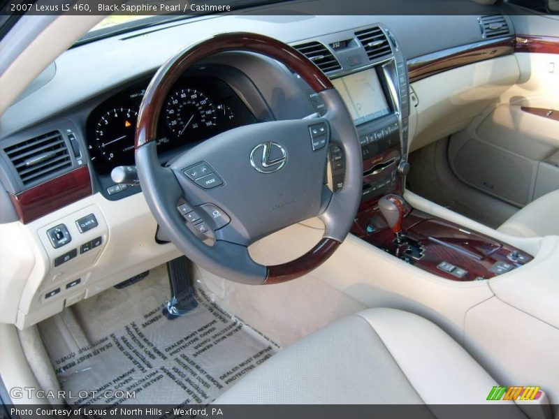 Black Sapphire Pearl / Cashmere 2007 Lexus LS 460