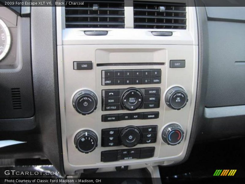 Black / Charcoal 2009 Ford Escape XLT V6