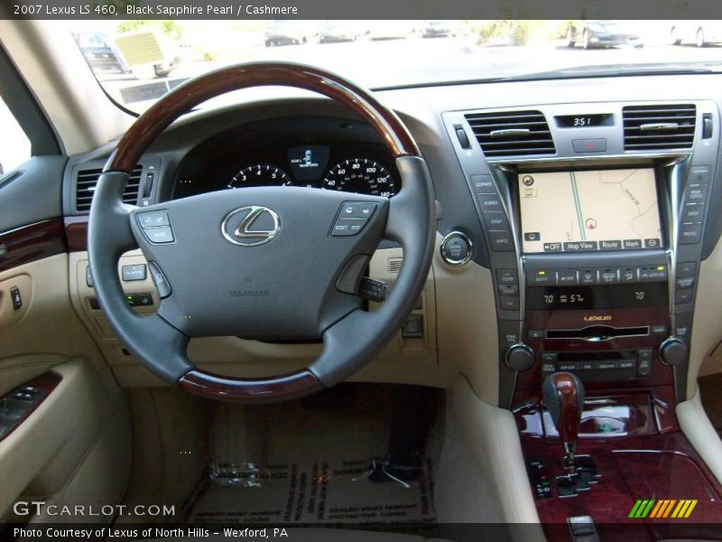 Black Sapphire Pearl / Cashmere 2007 Lexus LS 460