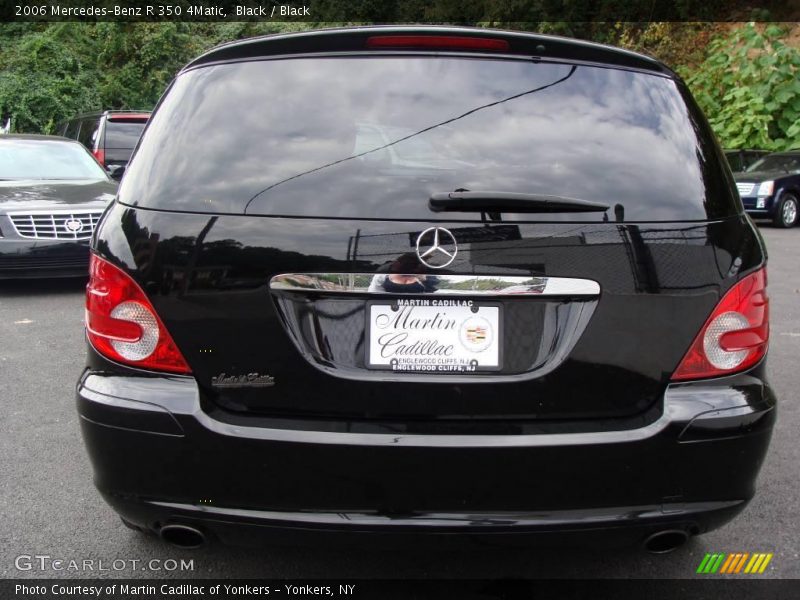 Black / Black 2006 Mercedes-Benz R 350 4Matic