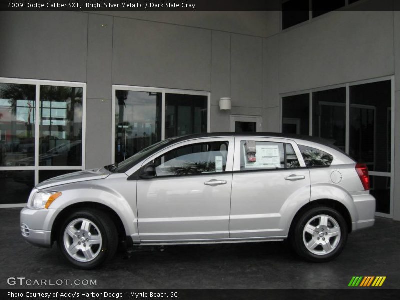 Bright Silver Metallic / Dark Slate Gray 2009 Dodge Caliber SXT