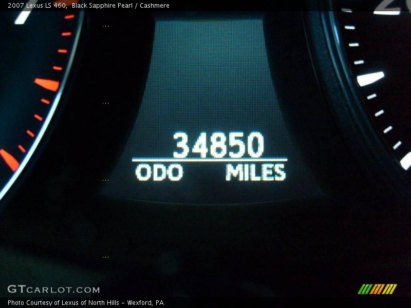Black Sapphire Pearl / Cashmere 2007 Lexus LS 460