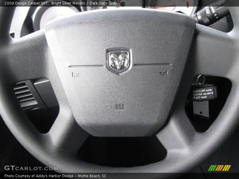 Bright Silver Metallic / Dark Slate Gray 2009 Dodge Caliber SXT