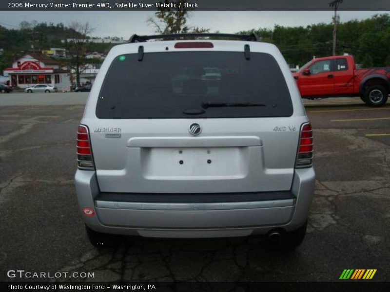 Satellite Silver Metallic / Black 2006 Mercury Mariner Premier 4WD