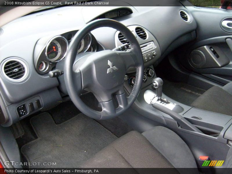 Rave Red / Dark Charcoal 2008 Mitsubishi Eclipse GS Coupe